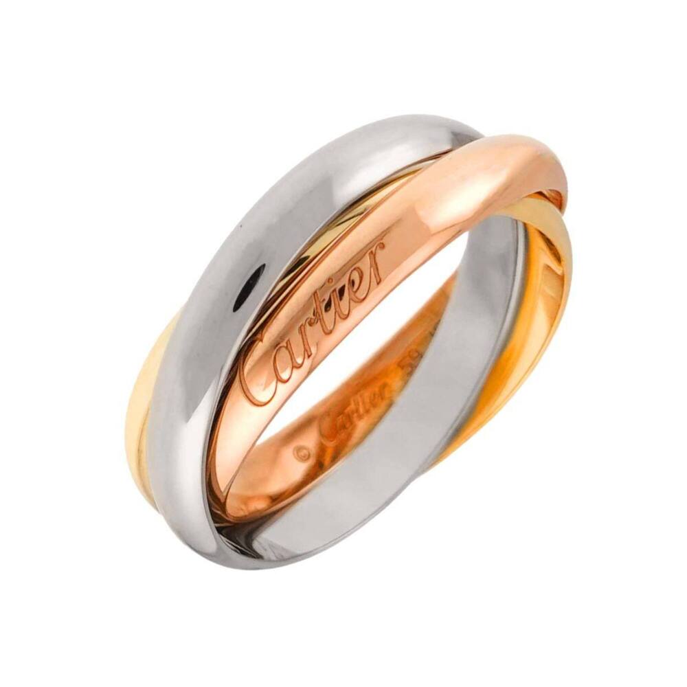 CARTIER 18k Pink Trinity Ring